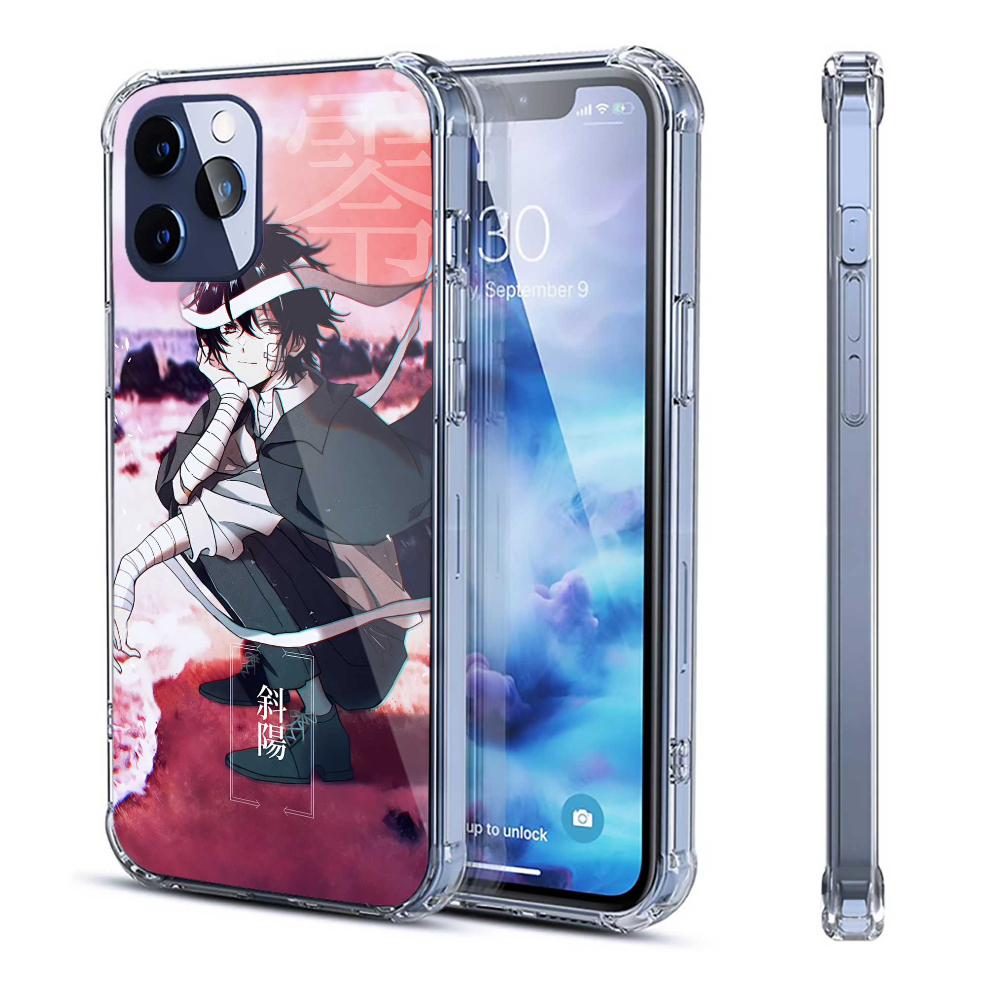 （画像用） 文豪ストレイドッグス Bungo Stray Dogs 【iPhone 12シリーズ対応】透明スマホケース（クリアソフトケース）